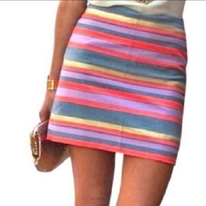 J.Crew Striped Skirt Sz 2